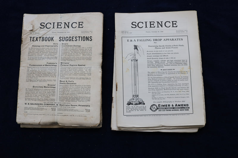 1938 SCIENCE MAGAZINE - LOT OF 49 - O 3417