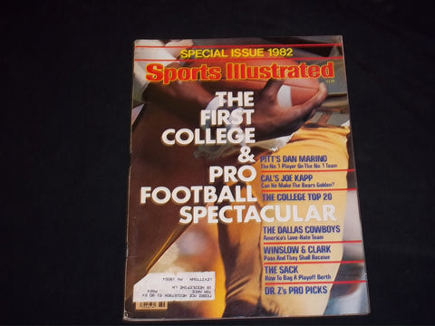 1982 SEPTEMBER 1 SPORTS ILLUSTRATED MAGAZINE - COLLEGE & PRO FOOTBALL - SP 9098