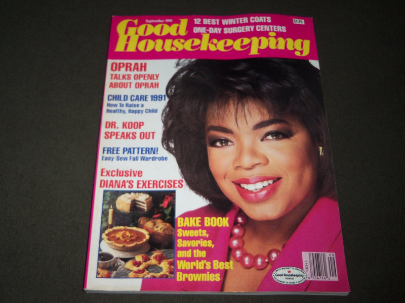 1991 SEPTEMBER GOOD HOUSEKEEPING MAGAZINE - OPRAH WINFREY COVER - B 2811