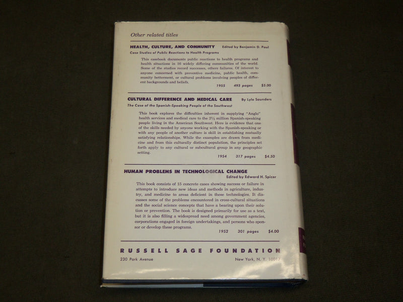 1963 COOPERATION IN CHANGE HARDCOVER BOOK BY WARD GOODENOUGH - KD 6278