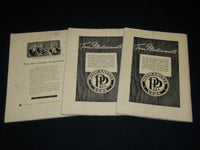 1940 AMERICAN PHARMACEUTICAL ASSOCIATION JOURNAL LOT OF 3 ISSUES - J 6566