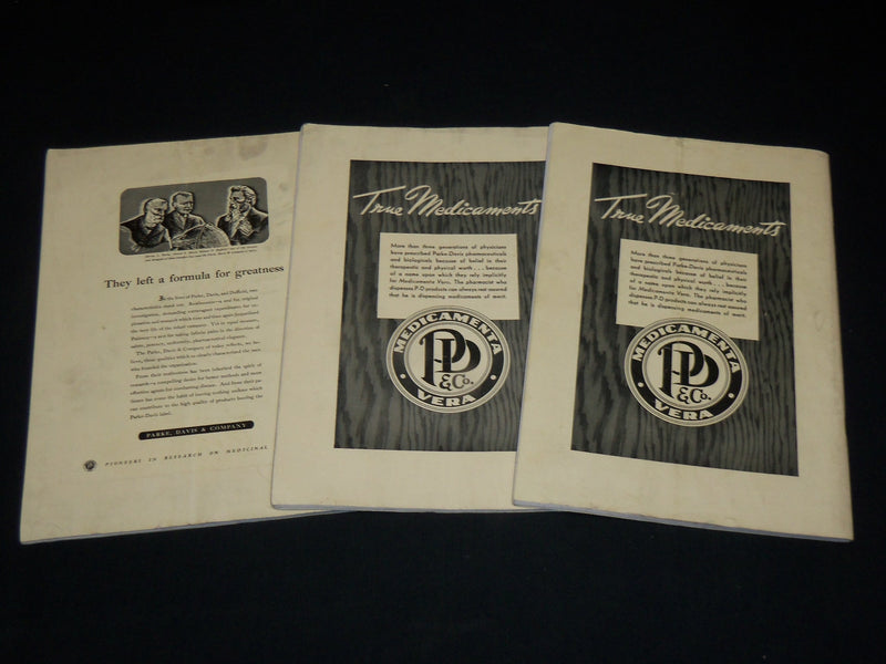 1940 AMERICAN PHARMACEUTICAL ASSOCIATION JOURNAL LOT OF 3 ISSUES - J 6566