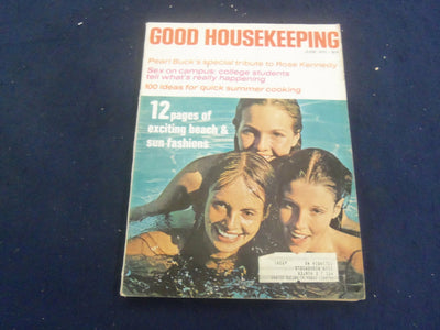 1970 JUNE GOOD HOUSEKEEPING MAGAZINE - NICE COVER, ARTICLES & ADS - F 252A