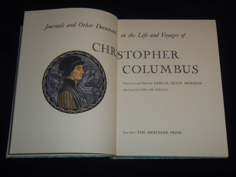 1963 CHRISTOPHER COLUMBUS BOOK BY SAMUEL ELIOT MORISON - BOXED - KD 5293V