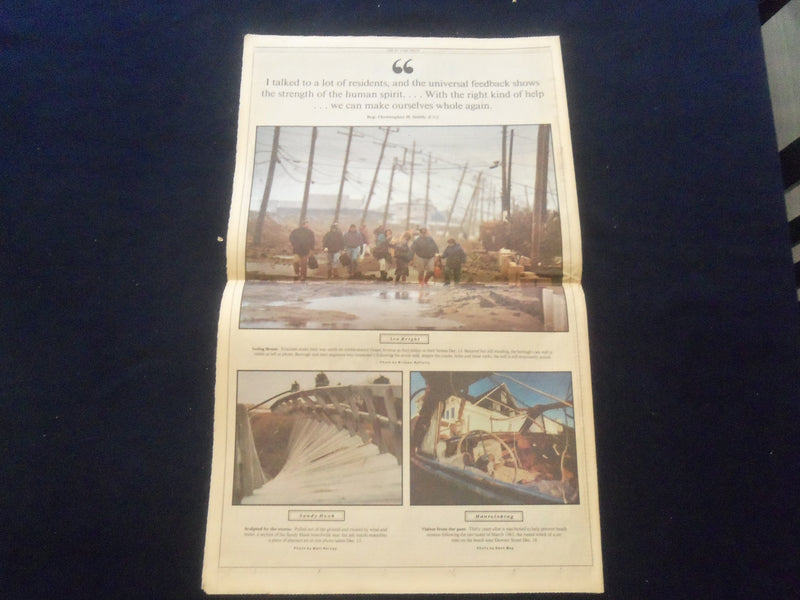 1992 DECEMBER 20 ASBURY PARK PRESS NEWSPAPER SECTION - STORM '92 - NP 6091