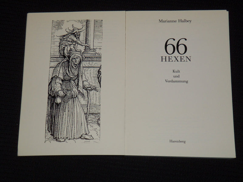 1987 66 HEXEN KULT UND VERDAMMUNG GERMAN BOOK BY MARIANNE HALBEY - KD 6494F