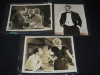 EDWARD G. ROBINSON PUBLICITY PHOTOS - LOT OF 3 PHOTOS - 9 1/2