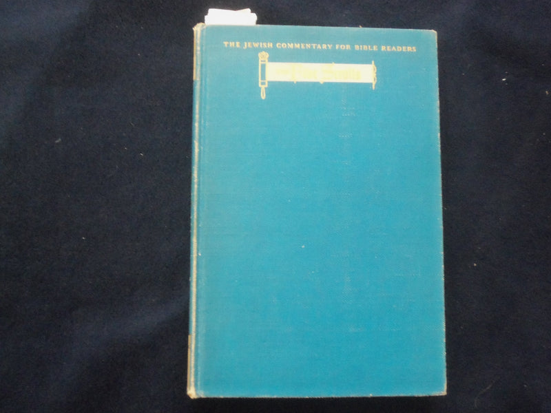 1950 THE FIVE SCROLLS - A COMMENTARY HARDCOVER BOOK BY ISRAEL BETTAN - KD 8932