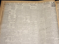 1917 JUNE 9 NEW YORK TIMES - PERSHING IN LONDON, EAGER FOR SERVICE - NT 7790