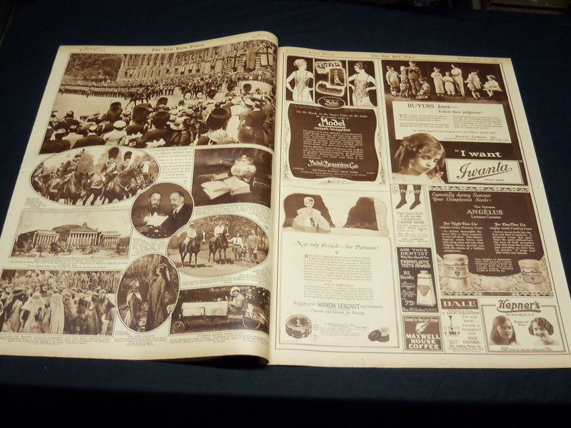 1920 JUNE 25 NEW YORK TIMES PICTURE SECTION - KING GEORGE BIRTHDAY - NT 8862