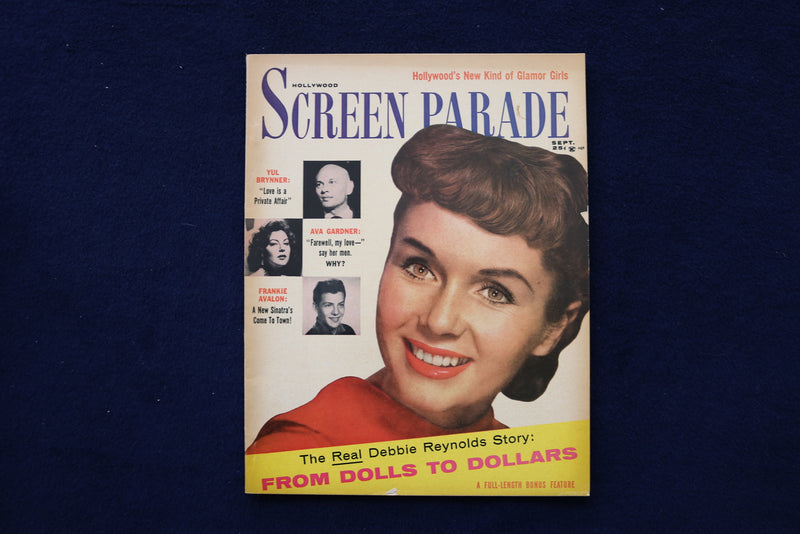 1959 SEPTEMBER SCREEN PARADE MAGAZINE - DEBBIE REYNOLDS COVER - E 19231
