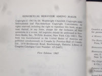 1967 HOMOSEXUAL BEHAVIOR AMONG MALES HARDCOVER BOOK BY W. CHURCHILL - KD 8691