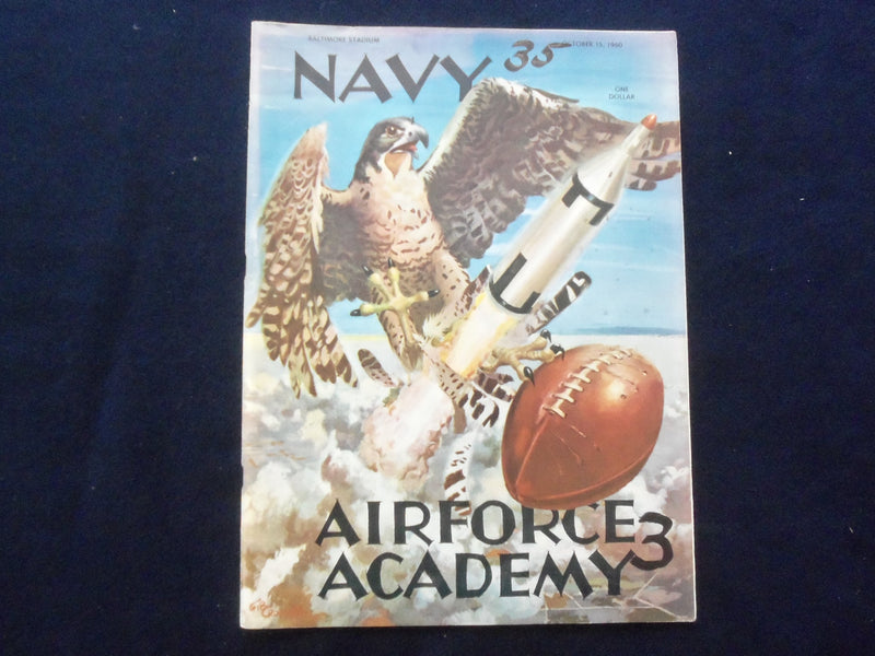 1960 OCTOBER 15 NAVY-AIR FORCE FOOTBALL PROGRAM - BALTIMORE STADIUM - K 141