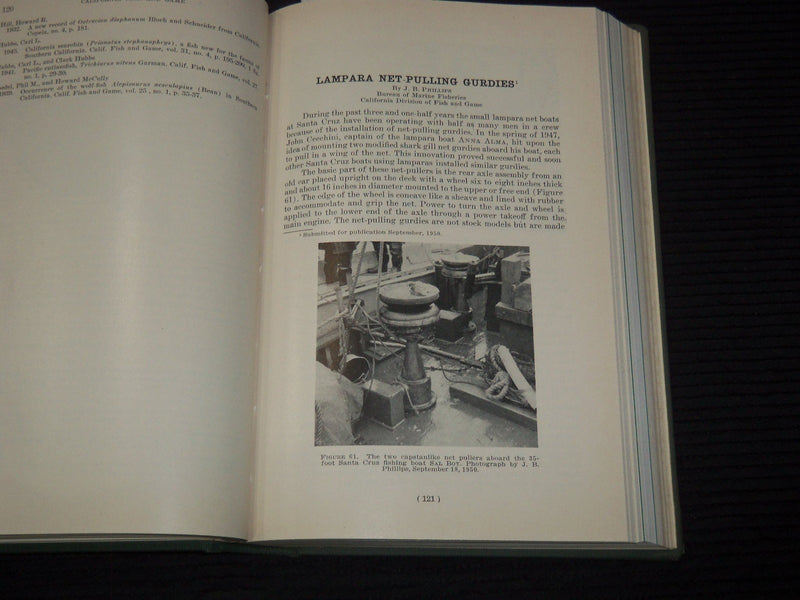 1951 CALIFORNIA FISH AND GAME MAGAZINE BOUND VOLUME - KD 5730