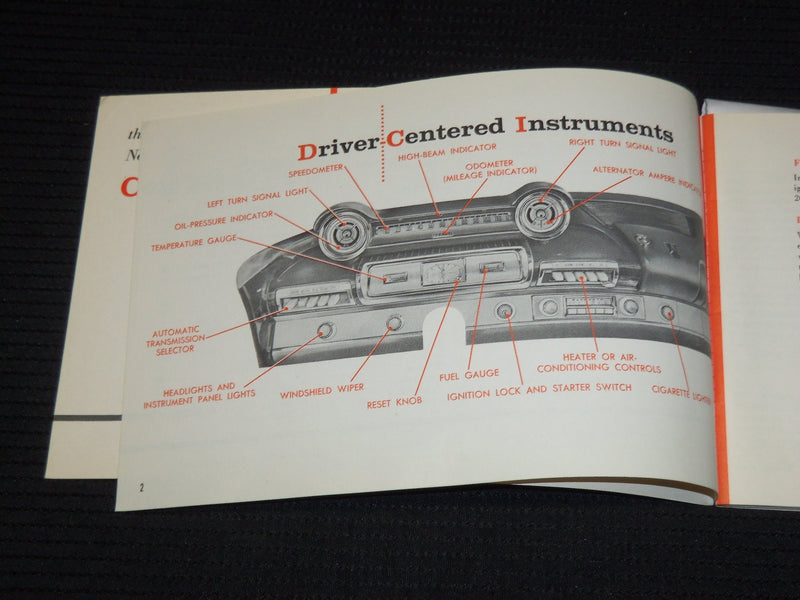 1961 PLYMOUTH OWNER'S MANUAL - SOFTCOVER - J 9881