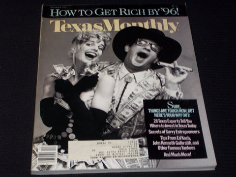 1986 DECEMBER TEXAS MONTHLY MAGAZINE - HOW TO GET RICH FRONT COVER - E 7535
