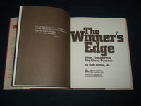 1980 THE WINNER'S EDGE BOOK SIGNED BY BOB OATES JR. - HARDCOVER - KD 5509