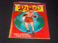 1938 MAY THE RING MAGAZINE - FRED APOSTOLI FRONT COVER - E 4569