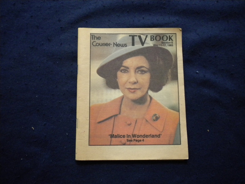 1985 MAY 11-17 THE COURIER-NEWS TV BOOK MAGAZINE SECTION-ELIZABETH TAYLOR-J 8310