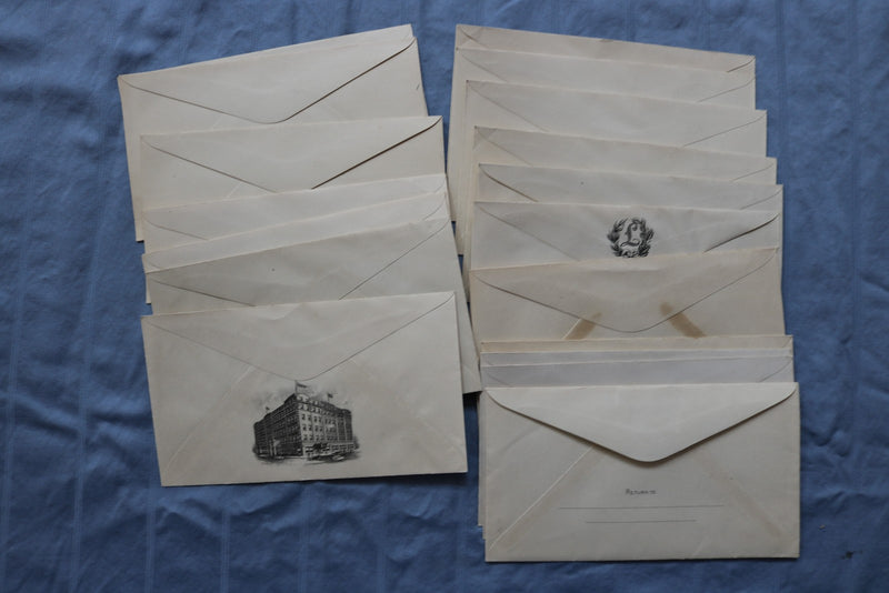 1930'S HOTEL ENVELOPES - UNUSED - LOT OF 18 - K 2958