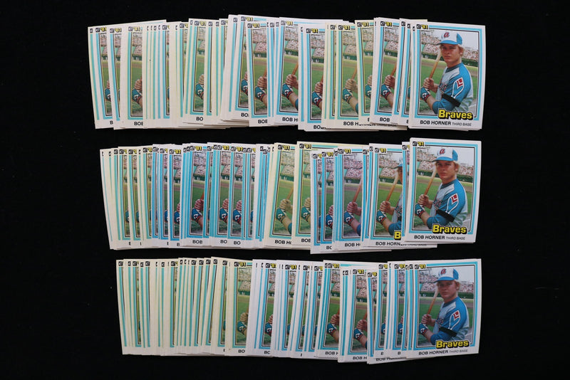 BOB HORNER 1981 DONRUSS BASEBALL CARDS - CARD #99 - NM-MT - APPROX. 175 - #263