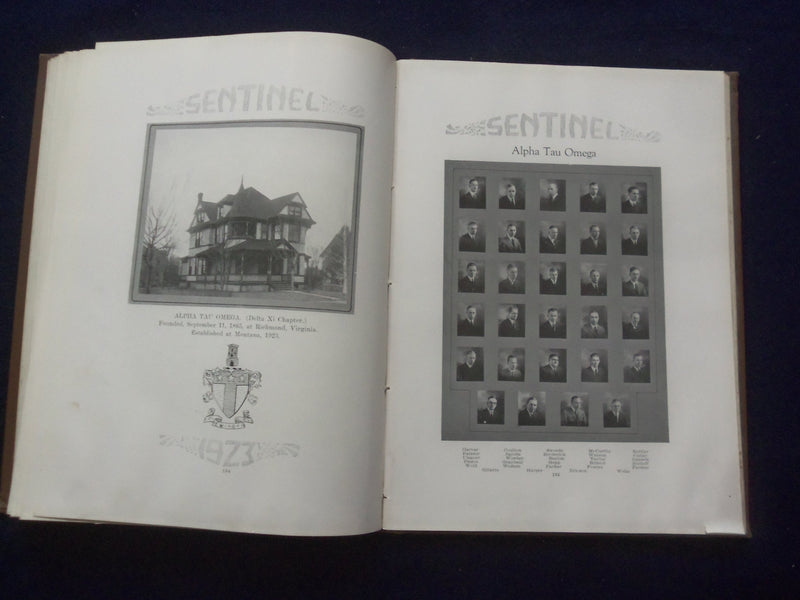 1923 SENTINAL UNIVERSITY OF MONTANA YEARBOOK - MISSOULA, MONTANA - YB 3102