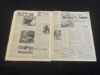 1945 APRIL 13 CHICAGO DAILY TIMES NEWSPAPER - TRUMAN CALLS WAR COUNCIL - NP 5795