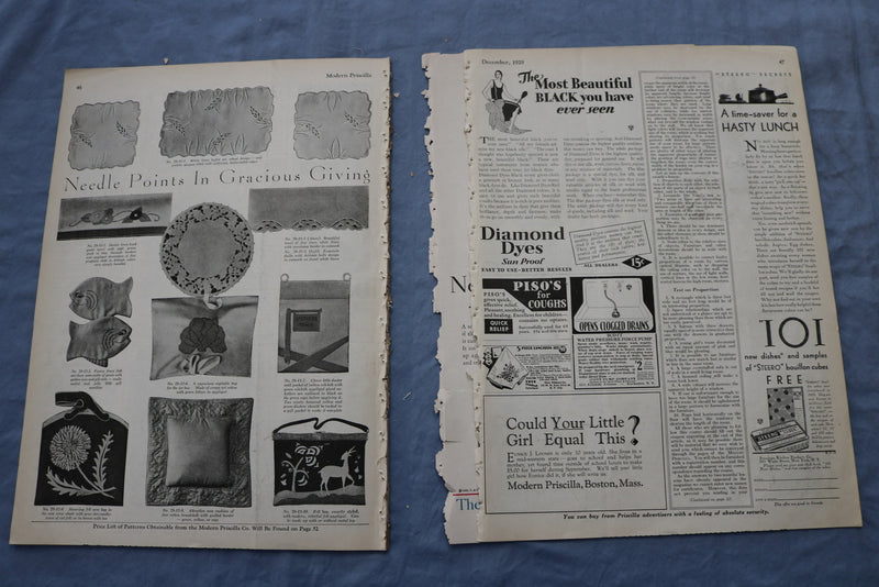 1929 DECEMBER THE MODERN PRISCILLA MAGAZINE -ILLUSTRATIONS/STORIES/ADS- SP 4783G