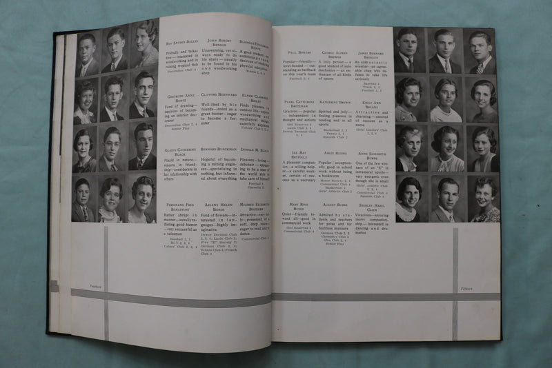1935 THE RECHAUFFE EASTON HIGH SCHOOL YEARBOOK - EASTON, PENNSYLVANIA - YB 3553