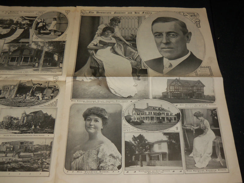 1912 JULY 14 NEW YORK TIMES PICTURE SECTION - WILSON - OLYMPICS - NP 5630