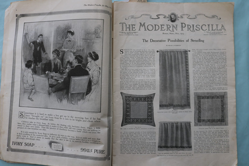 1913 MAY THE MODERN PRISCILLA MAGAZINE - COCA-COLA AD - K 3414