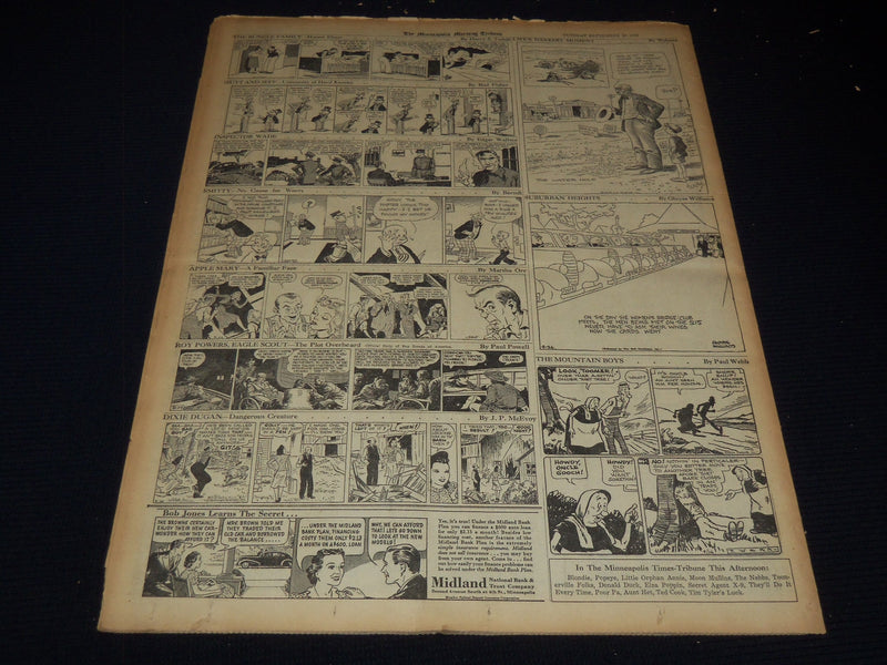 1939 SEPT 26 MINNEAPOLIS MORNING TRIBUNE - FRENCH SHELL NAZIS FORTS - NT 9542