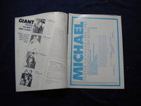 1984 RIGHT ON! MAGAZINE - 1984-1985 MICHAEL JACKSON POSTER CALENDAR - B 2875B