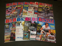 1990-1991 BICYCLE MAGAZINE LOT OF 13 ISSUES - PUBLISHED IN U. K. - O 3202