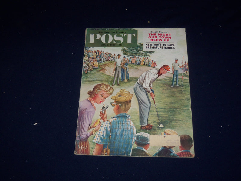 1960 JULY 2 THE SATURDAY EVENING POST MAGAZINE - ILLUSTRATED COVER - SP 5727