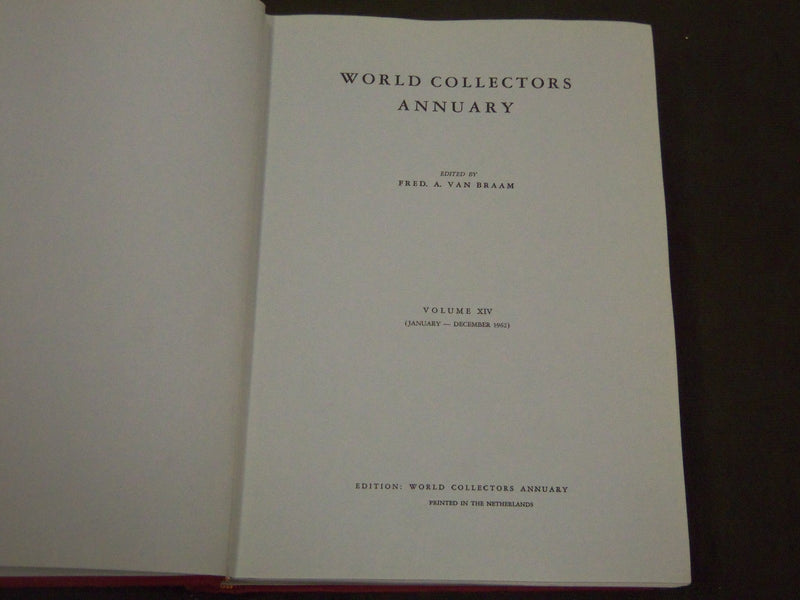 1962 WORLD COLLECTIONS ANNUARY BOUND VOLUME NO. 14 - NICE PRINTS - KD 2245C
