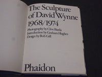 1974 THE SCULPTURE OF DAVID WYNNE 1968-1974 BOOK - GREAT PHOTOS - KD 2062E