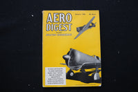 1941 JANUARY AERO DIGEST MAGAZINE - CURTISS-WRIGHT MODEL 21B FIGHTER - E 10717