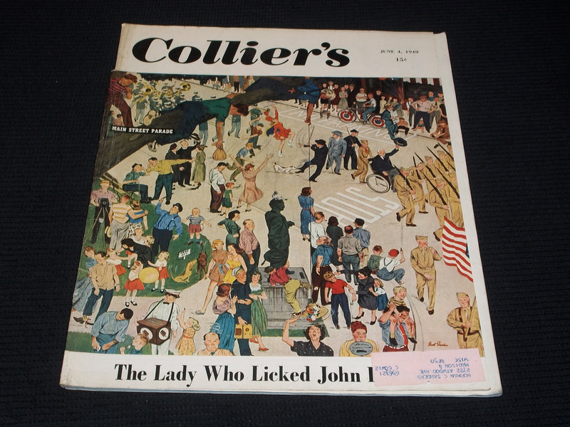 1949 JUNE 4 COLLIER'S MAGAZINE - MAIN STREET PARADE COVER - E 4341