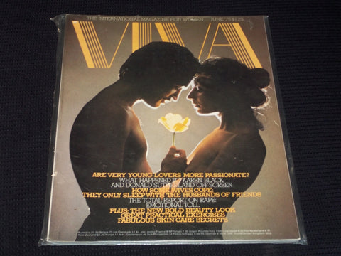 1975 JUNE VIVA MAGAZINE - WOMEN'S INTERNATIONAL FRONT COVER - E 4204