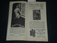 1906 NEW YORK HIPPODOME A SOCIETY CIRCUS PROGRAM - NICE ADS - J 4223