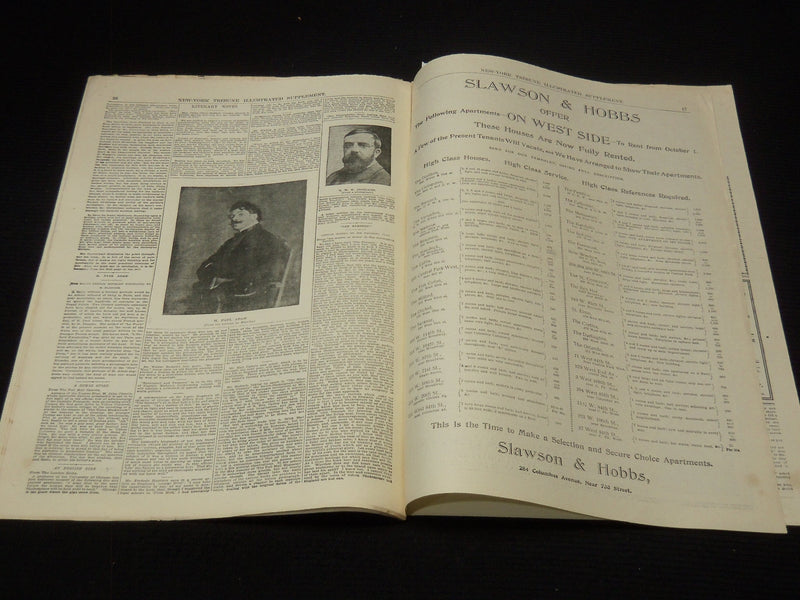 1902 AUG 17 NEW YORK TRIBUNE ILLUSTRATED SUPPLEMENT - OLIVER W. HOLMES - NP 9015