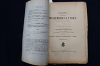 1918-1920 MATHEMATIKY A FYSIKY - CZECH TEXT - LOT OF 4 - O 3429