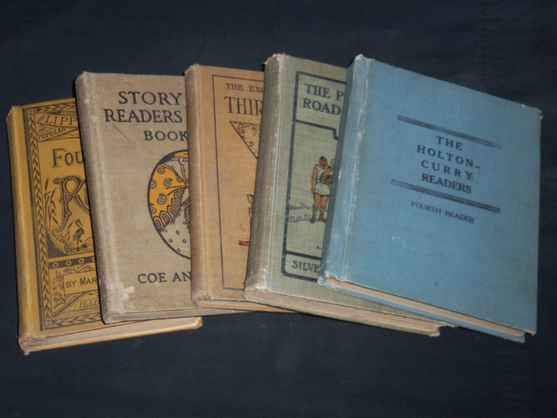 1881-1923 ASSORTED CHILDREN'S READING BOOKS LOT OF 5 - KD 4351G