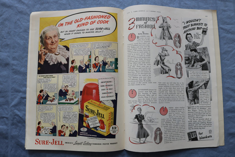 1939 JULY FARM JOURNAL AND FARMER'S WIFE MAGAZINE - GREAT FRONT COVER - ST 5510W