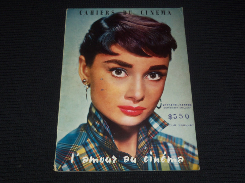 1954 DECEMBER CAHIERS DU CINEMA MAGAZINE - MARILYN MONROE BACK COVER - E 17082