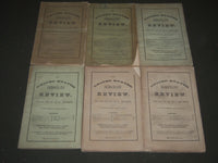 1856 THE UNITED STATES DEMOCRATIC REVIEW MAGAZINE LOT OF 6 ISSUES - WR 1276