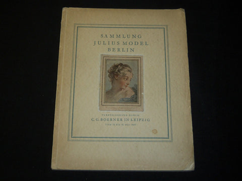1929 SAMMLUNG JULIUS MODEL BOOK - BERLIN - GERMAN - NICE PRINTS - KD 5851