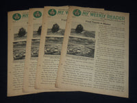 1940 FEBRUARY 5-9 MY WEEKLY READER CHILDREN'S NEWSPAPER LOT OF 4 - K 631