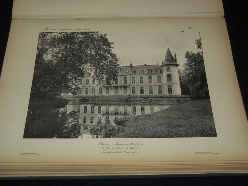 1920 MAISONS DE PLAISANCE FRANCAISES VOLUME BY MARQUIS GIRARDIN - PLATES - Z 273
